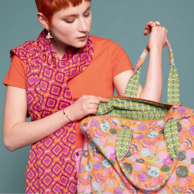 Bolsa - Canvas Weekend - Bloom Orange/ Margate Green