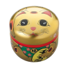 Caja redonda de té - Golden Cat