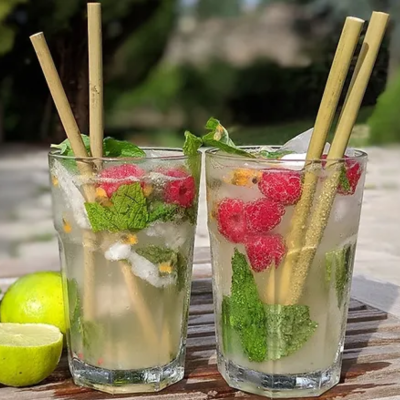 Pack Bamboo straws