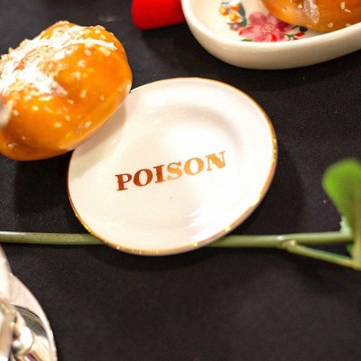 Assiette - 9,5 cm - Poison Oro