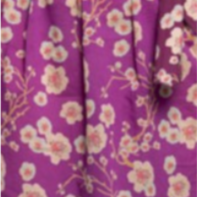 Vestido - flor púrpura