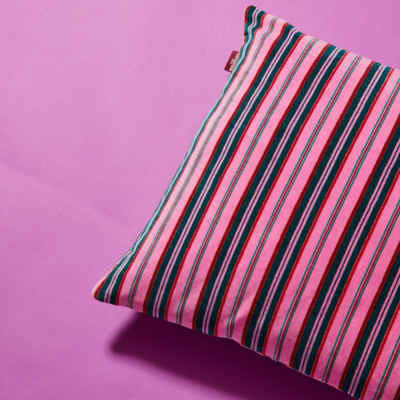Large square cushion - Margate Pink
