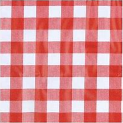 Oilcloth L140 to the decimeter - Vichy / Red