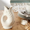 Carafe glouglou XL - Mat blanco