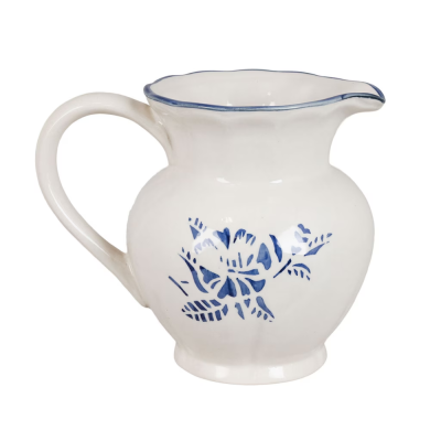 Grande carafe 1L Marion - Fleurs bleues