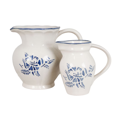 Grande carafe 1L Marion - Blue flowers