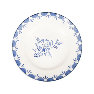 Petite assiette Marion Fleurs Bleues