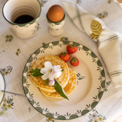 Petite assiette Marion Fleurs Vertes