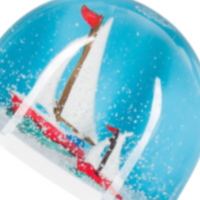 Snow ball "Sailboat"