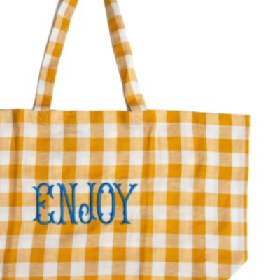 Sac Moutarde Vichy - Enjoy