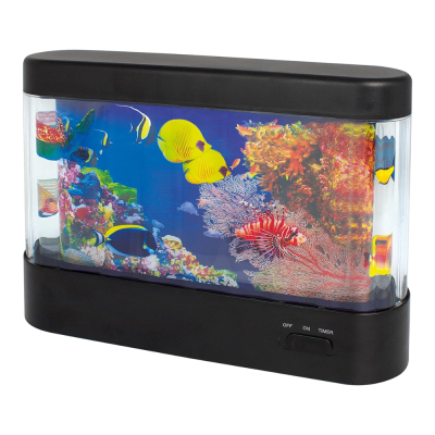 Acuario con LED