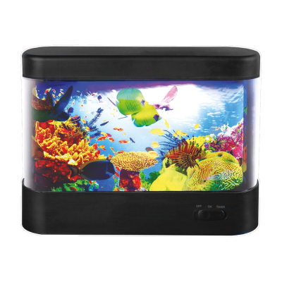 Acuario con LED