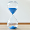 Reloj de arena azul - 5 minutos