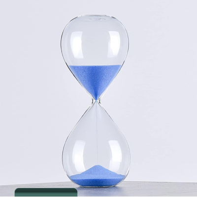 Blue hourglass - 5 mins