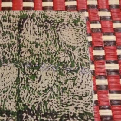 Carnet - Kantha - Blanc/Vert