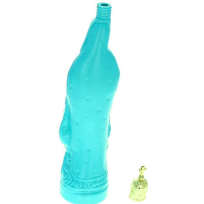 Virgin of Guadeloupe plastic 60cl - Blue mint