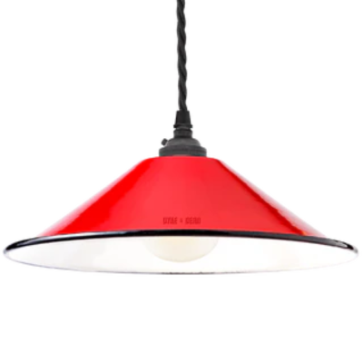 Red enamel suspension - 21 cm