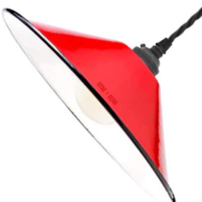 Red enamel suspension - 21 cm