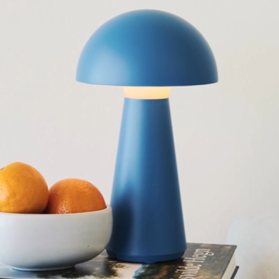 Lampe Champignon - Bleu