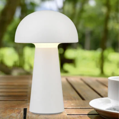 Lampe Champignon - Blanc