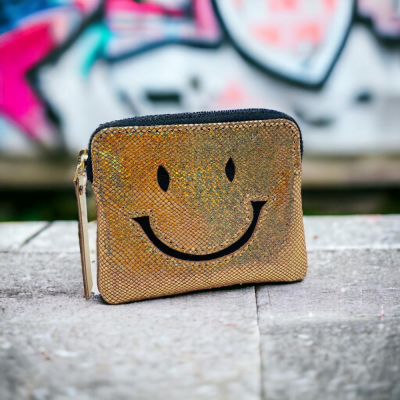 Mini bolsa de cuero - Smiley Doré