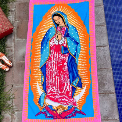 Beach towel - Virgin of Guadalupe