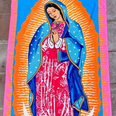 Beach towel - Virgin of Guadalupe