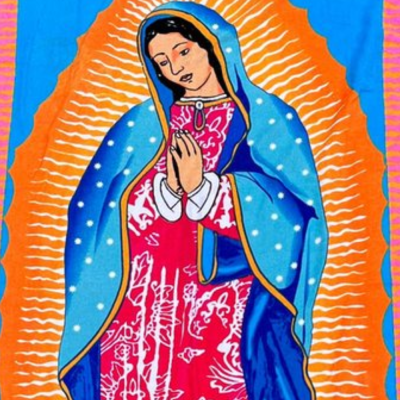 Beach towel - Virgin of Guadalupe