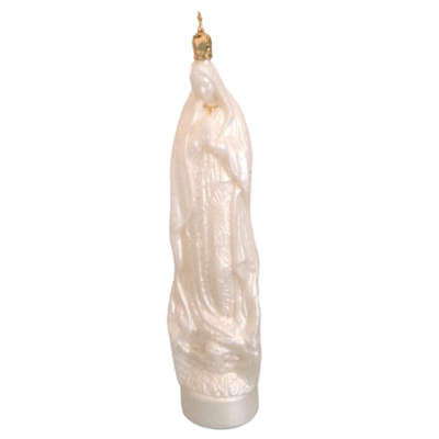 Vierge de Guadeloupe plastique 60cl - Blanc