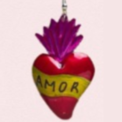 Mexican earrings - Amor