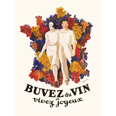 Affiche - Buvez du vin