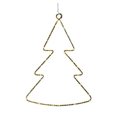 Árbol de Navidad luminoso - Oro - 40 Leds