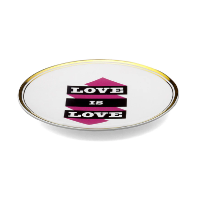 Dessert plate - 17 cm - Love Is Love