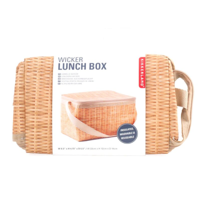 Wicker lunch box