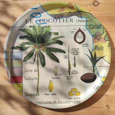 Plateau Rond - Cocotier