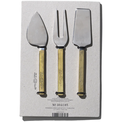 Set of 3 cheese knives