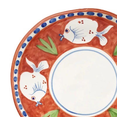 Dinner plate - 29 cm - Fish / Orange