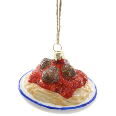 Christmas ball - Spaghetti dish