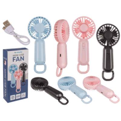 Ventilateur mini USB - Rose