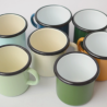 Mug en email - Vert clair