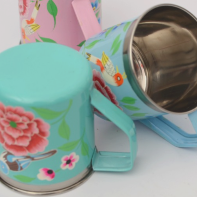 Mug - Oiseau - Turquoise