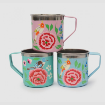 Mug - Bird - Turquoise