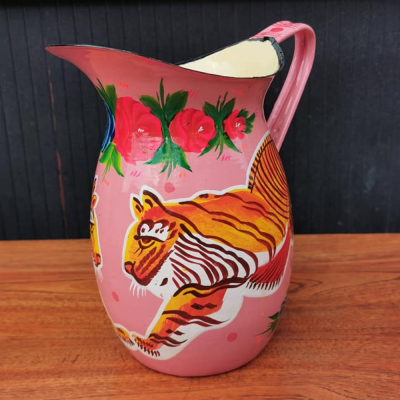 2L Carafe - Tiger - Light Pink