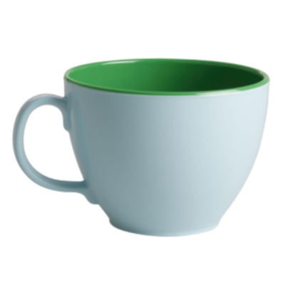 Large Happy Holiday Colors melanime mug - Two Tones