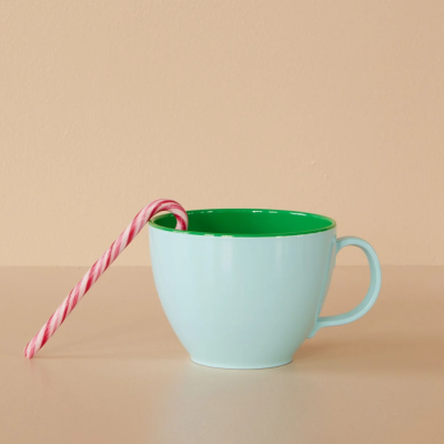 Large Happy Holiday Colors melanime mug - Two Tones